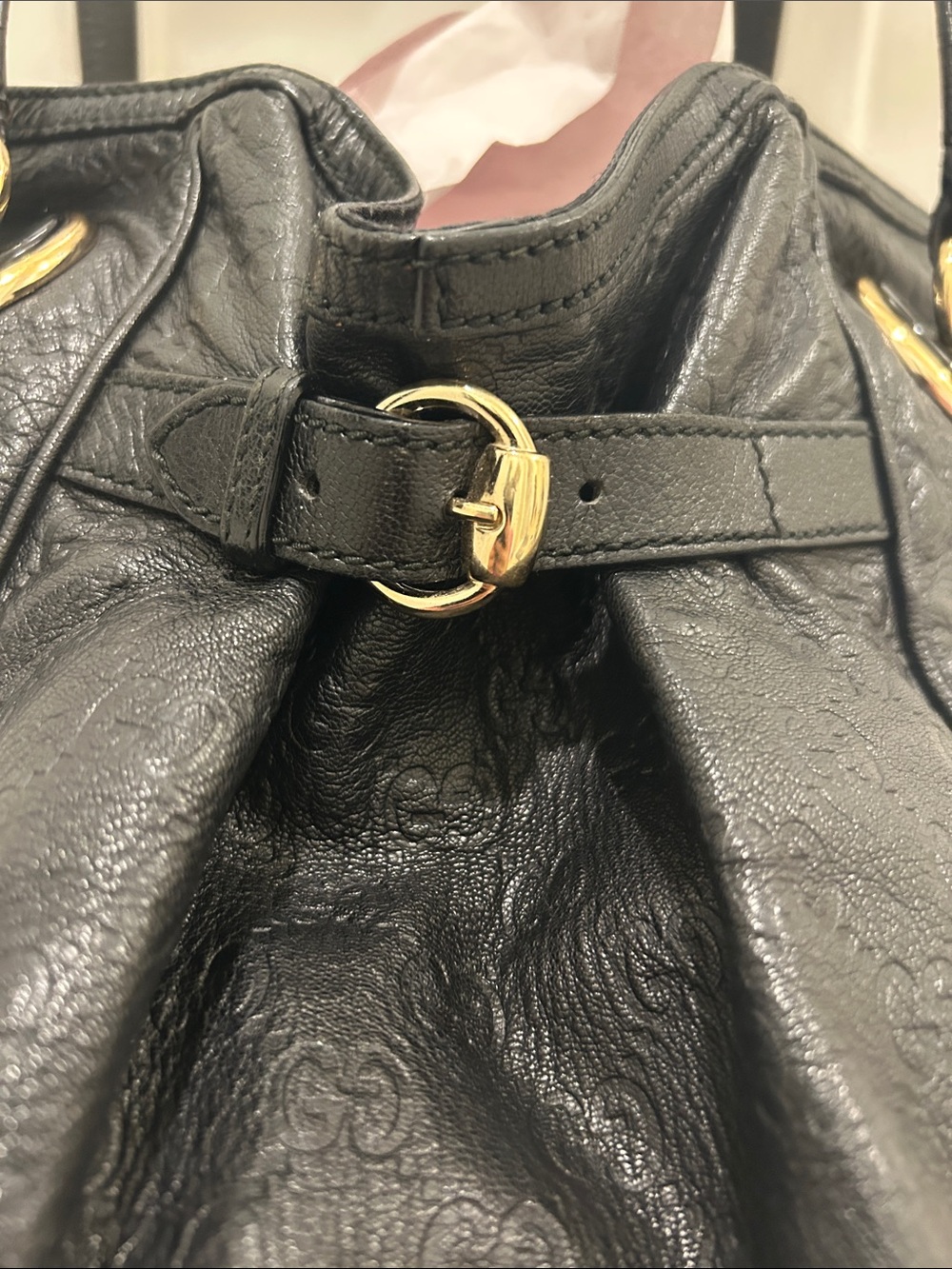 Gucci Full Moon Tote in Guccissima Leather - Picture 8 of 17